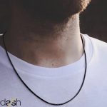 Black Cubic Chain stainless steel pendant for men