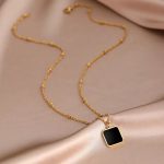 P38 Square Shape Pendant for women