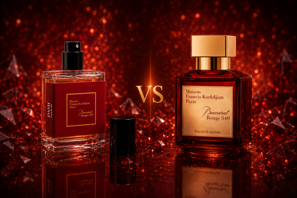Dash BR540 Perfume Oil vs Baccarat Rouge 540