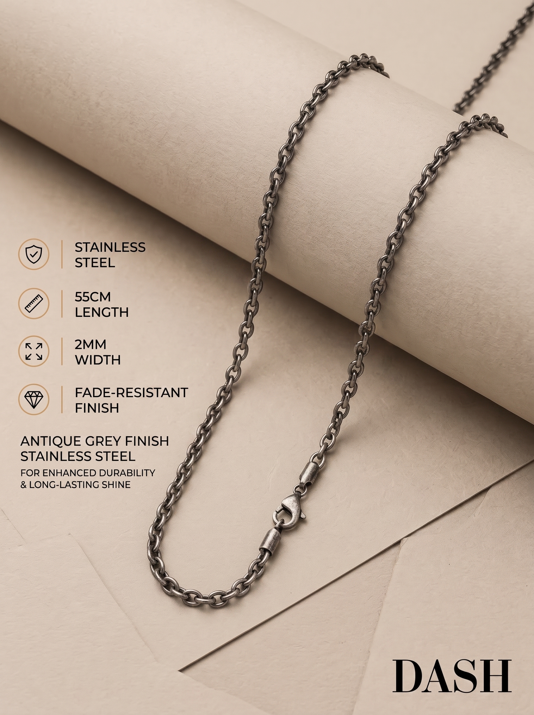 Eclipse Pendant DASH men's jewelry